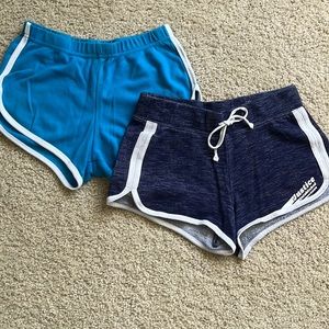 Two pairs girls shorts size 8